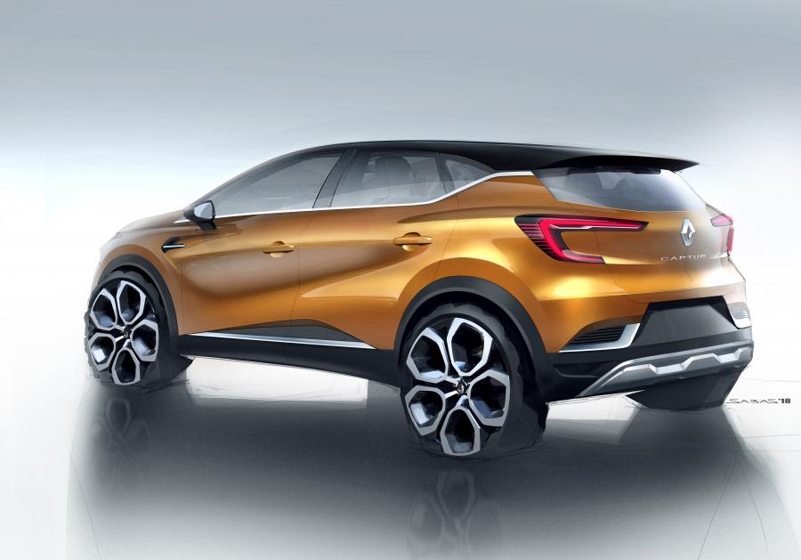 Эскиз Renault Captur 2019 года  (WW) (фото 26 из 138)